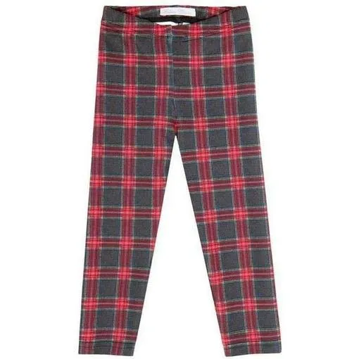 Girls Tartan Leggings