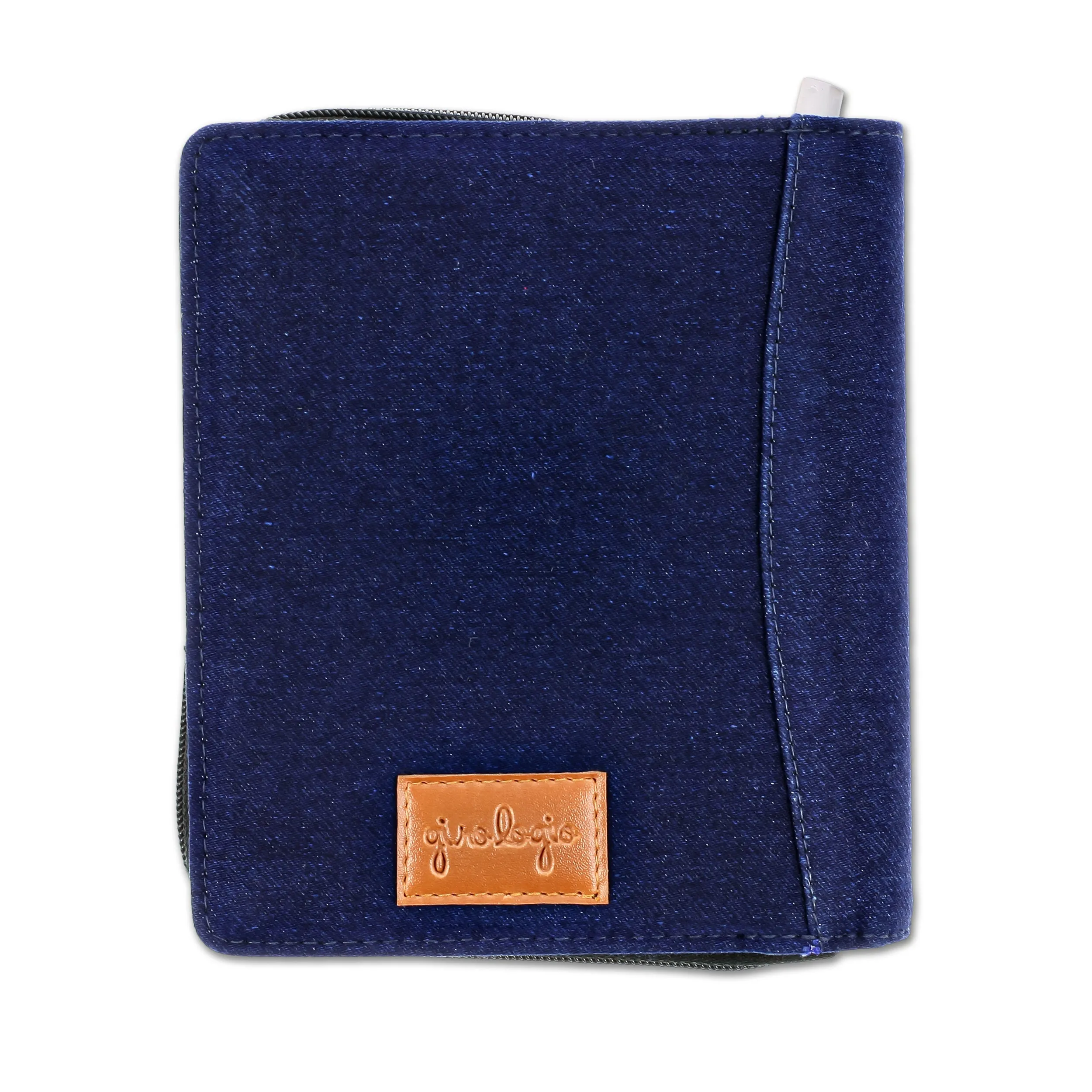 Girologio 12 Zippered Pen Case in Cotton Denim