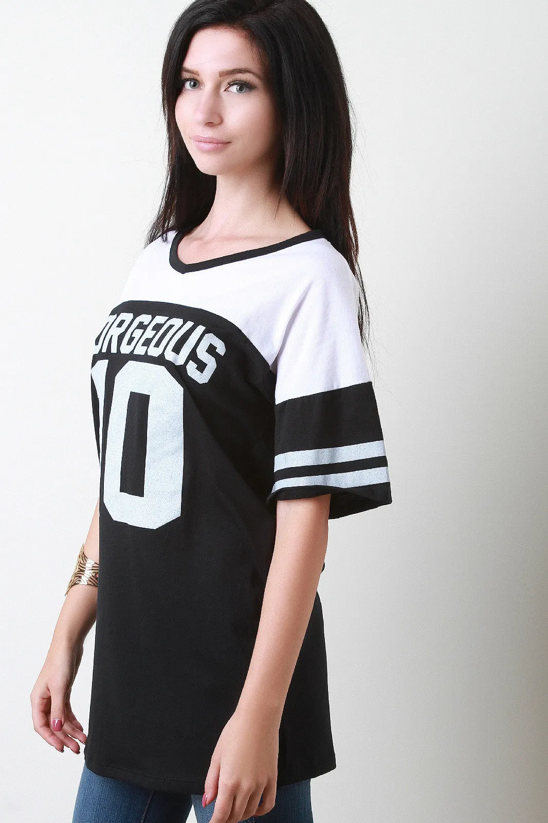 Gorgeous 10 Sports Jersey Top