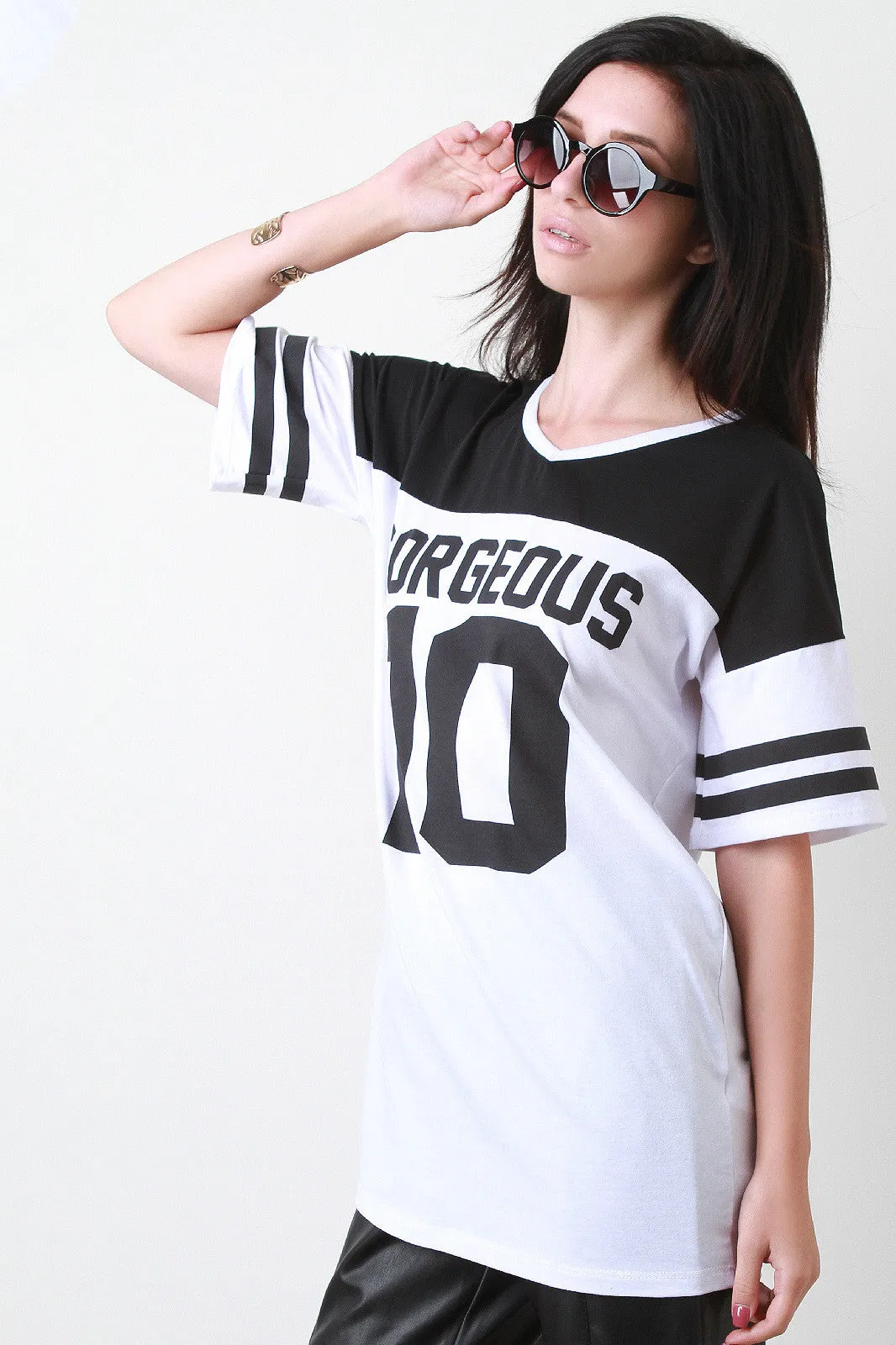 Gorgeous 10 Sports Jersey Top