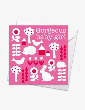 Gorgeous Baby Girl Card