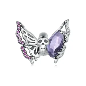 Gorgeous Diamond Skeleton Butterfly Charm