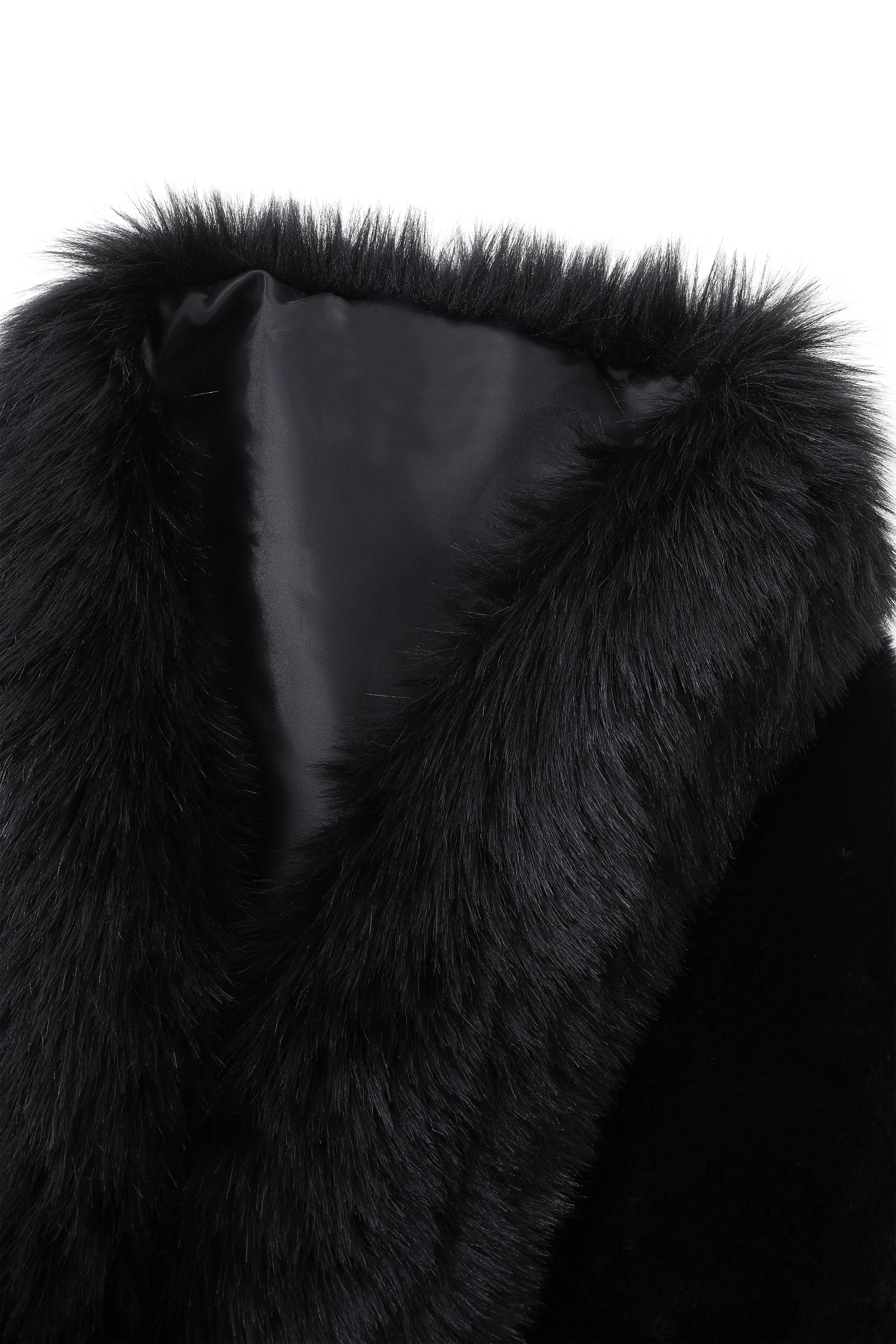 Gorgeous Faux Fur Wrap Evening Cape