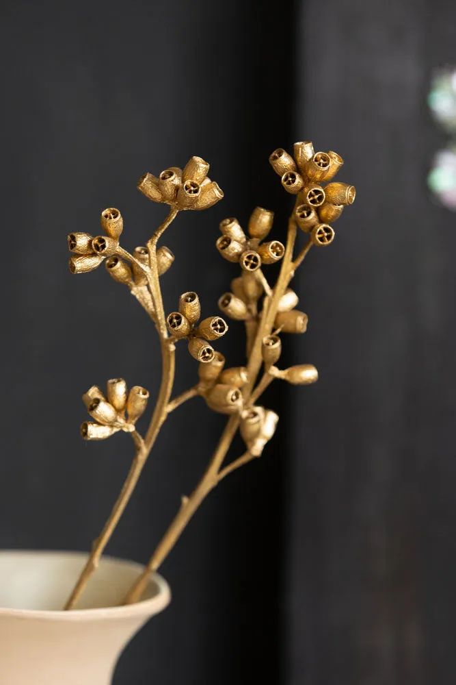 Gorgeous Gold Dried Mini Seed Pods