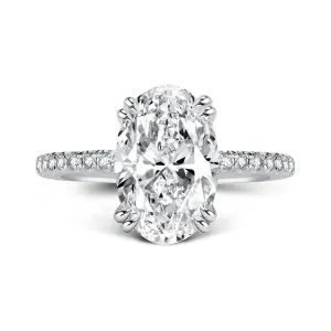 Gorgeous Oval Cut Diamond Engagement Ring