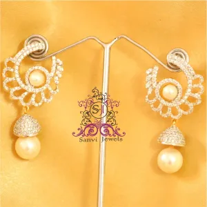 Gorgeous Pearl Dangling Earrings