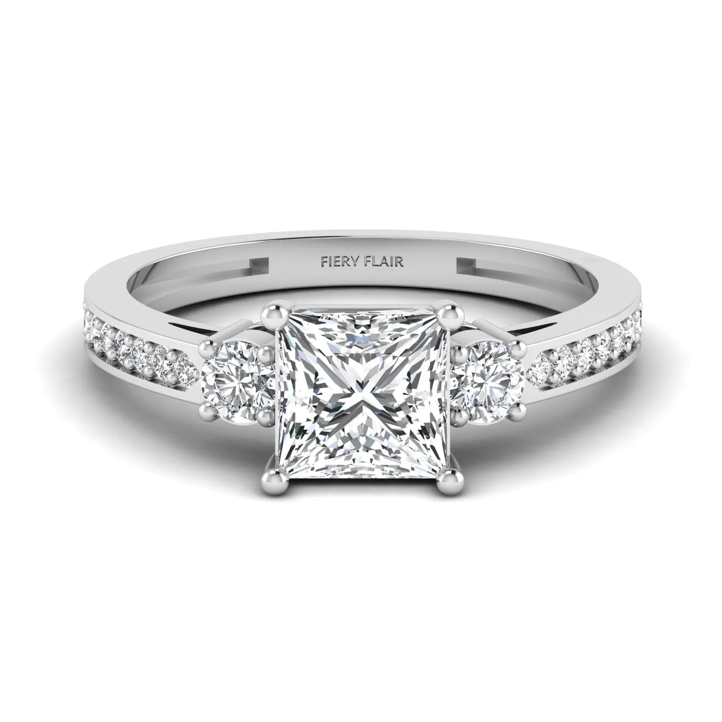 Gorgeous Princess Lab Diamond Ring