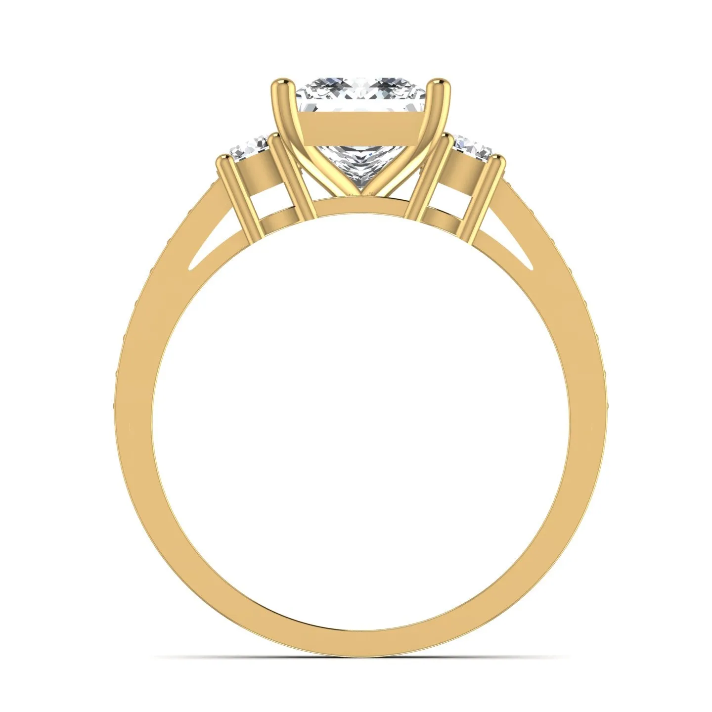 Gorgeous Princess Lab Diamond Ring