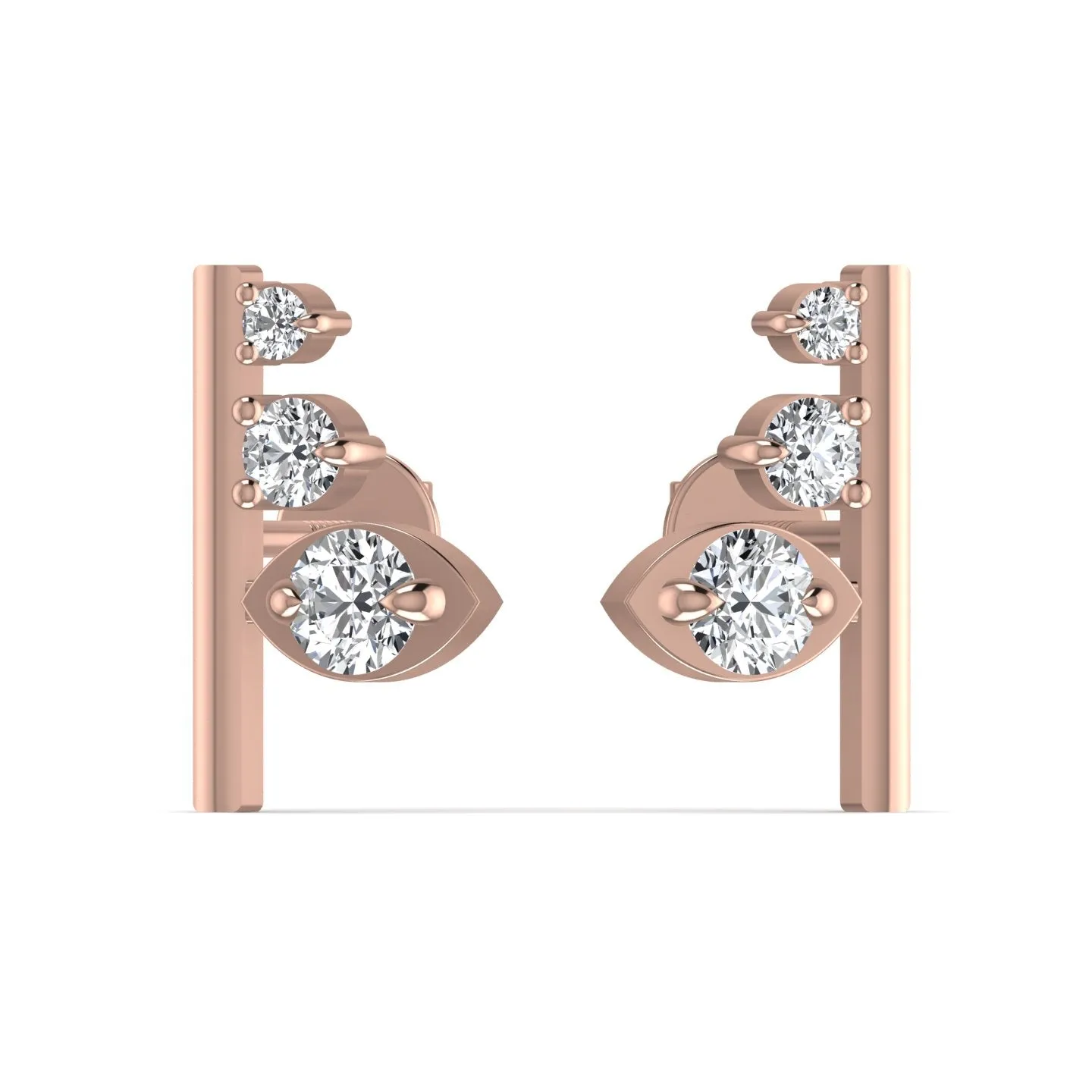 Gorgeous Sterling Silver Stud Earrings