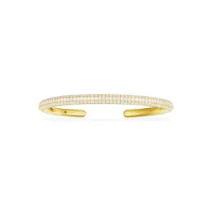 Gorgeous Three Layered Diamond Bangle