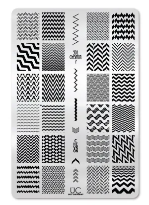 Got Chevron - 01 - Uber Chic Stamping Plate