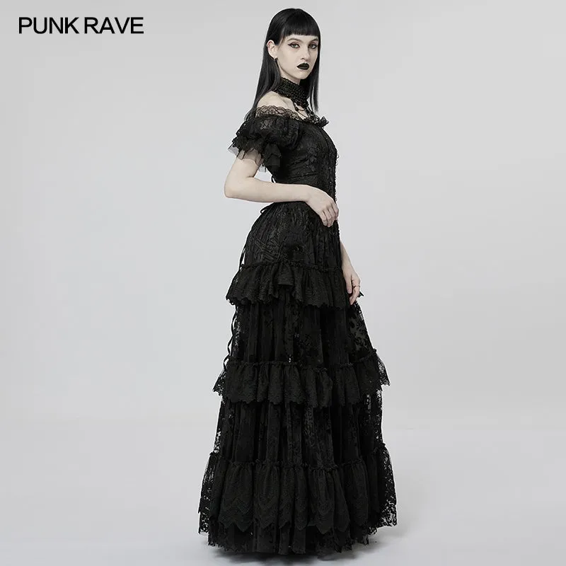 Goth Gorgeous Print Dress