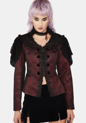 Goth Gorgeous Striped Jacket