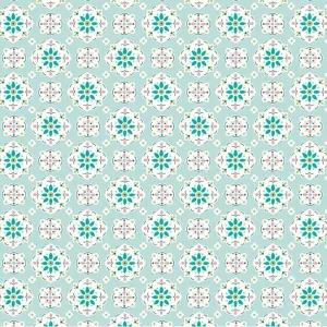 Granny Chic -  Wallpaper Blue