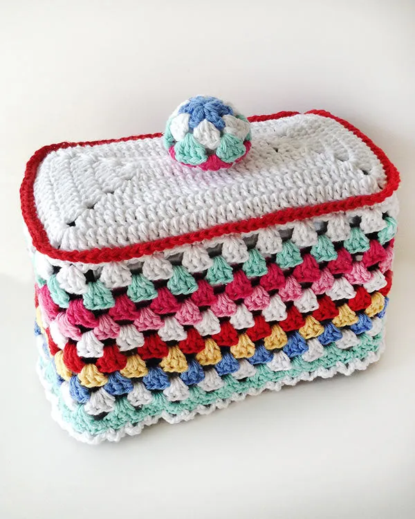 Granny-Go-Round Kitchen Set Crochet Pattern