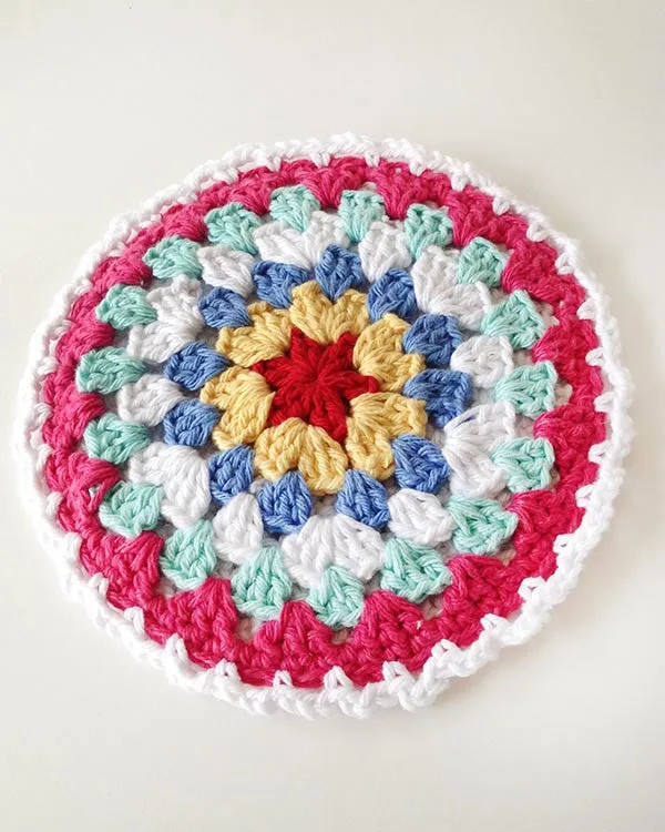 Granny-Go-Round Kitchen Set Crochet Pattern