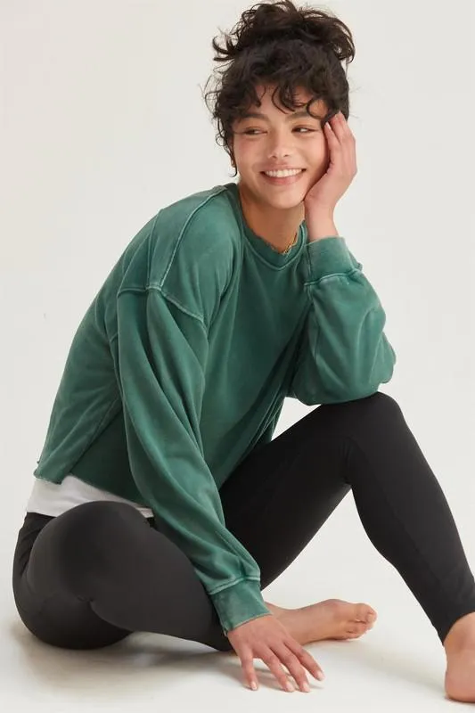 Green Wash Sweatshirt