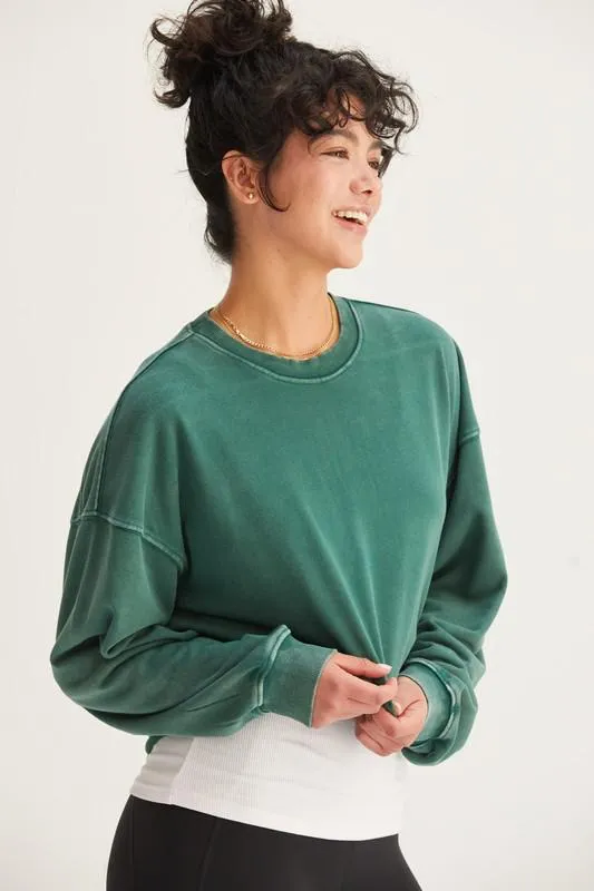 Green Wash Sweatshirt