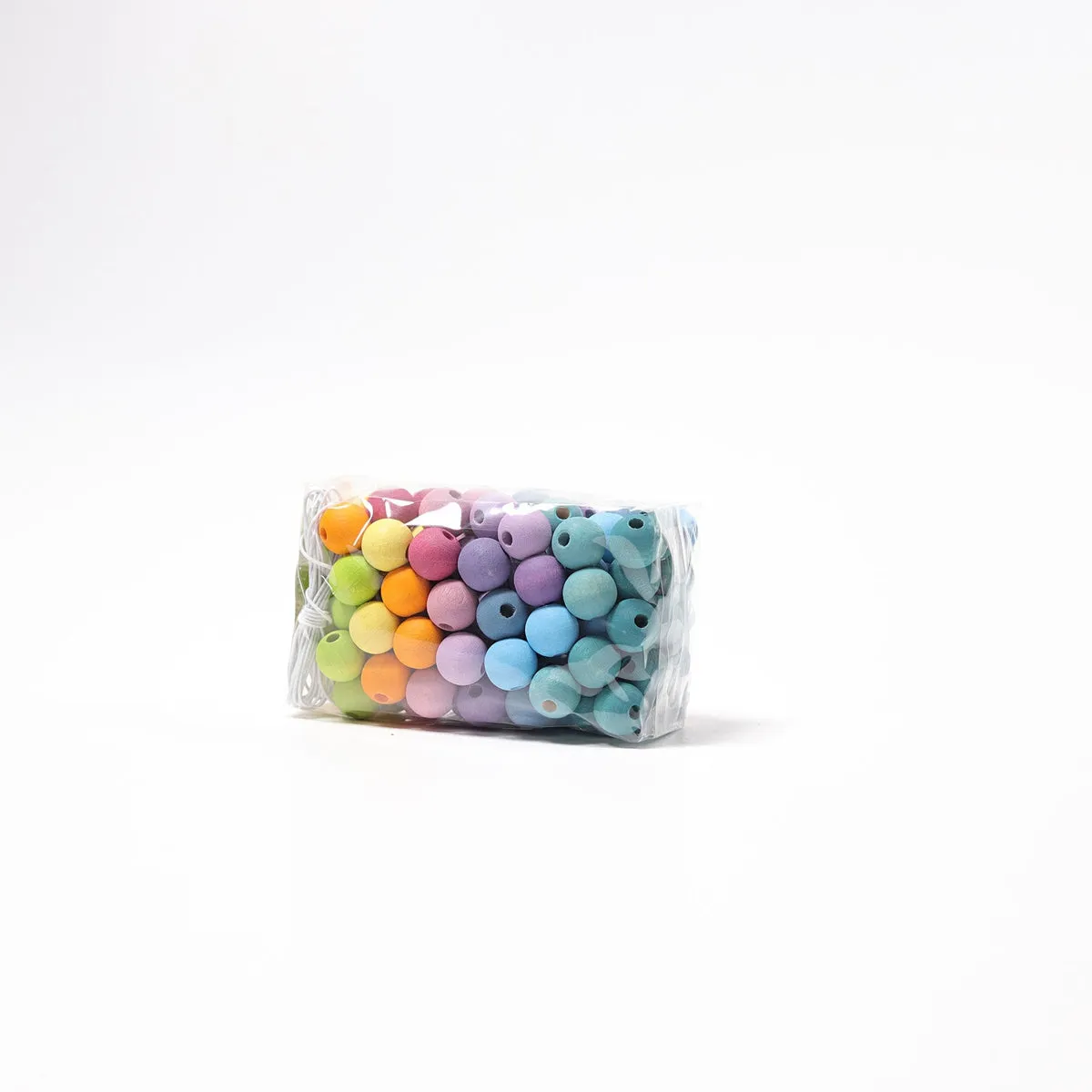 Grimm's 120 wooden pastel beads 12 mm