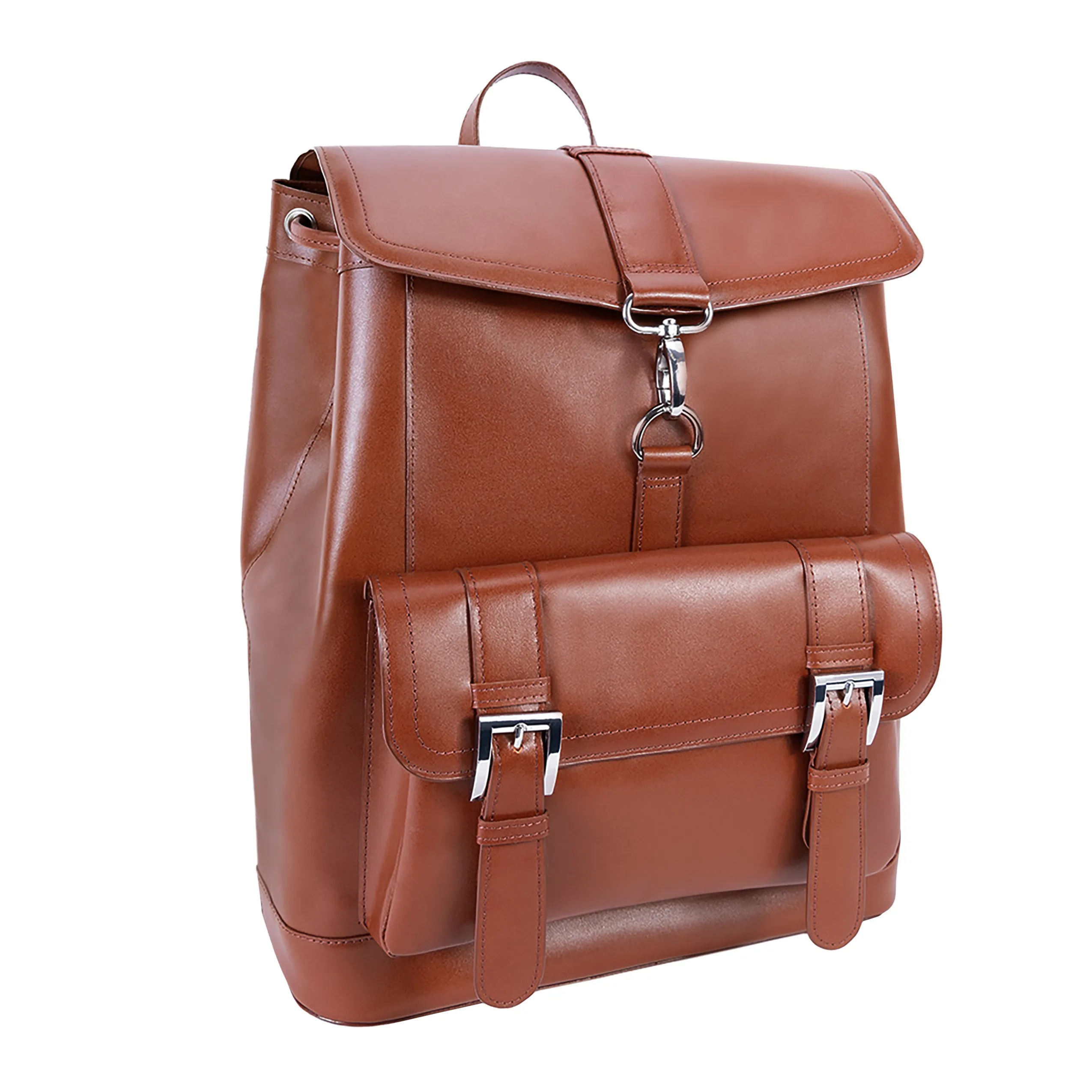 HAGEN | 15” Leather Laptop Backpack