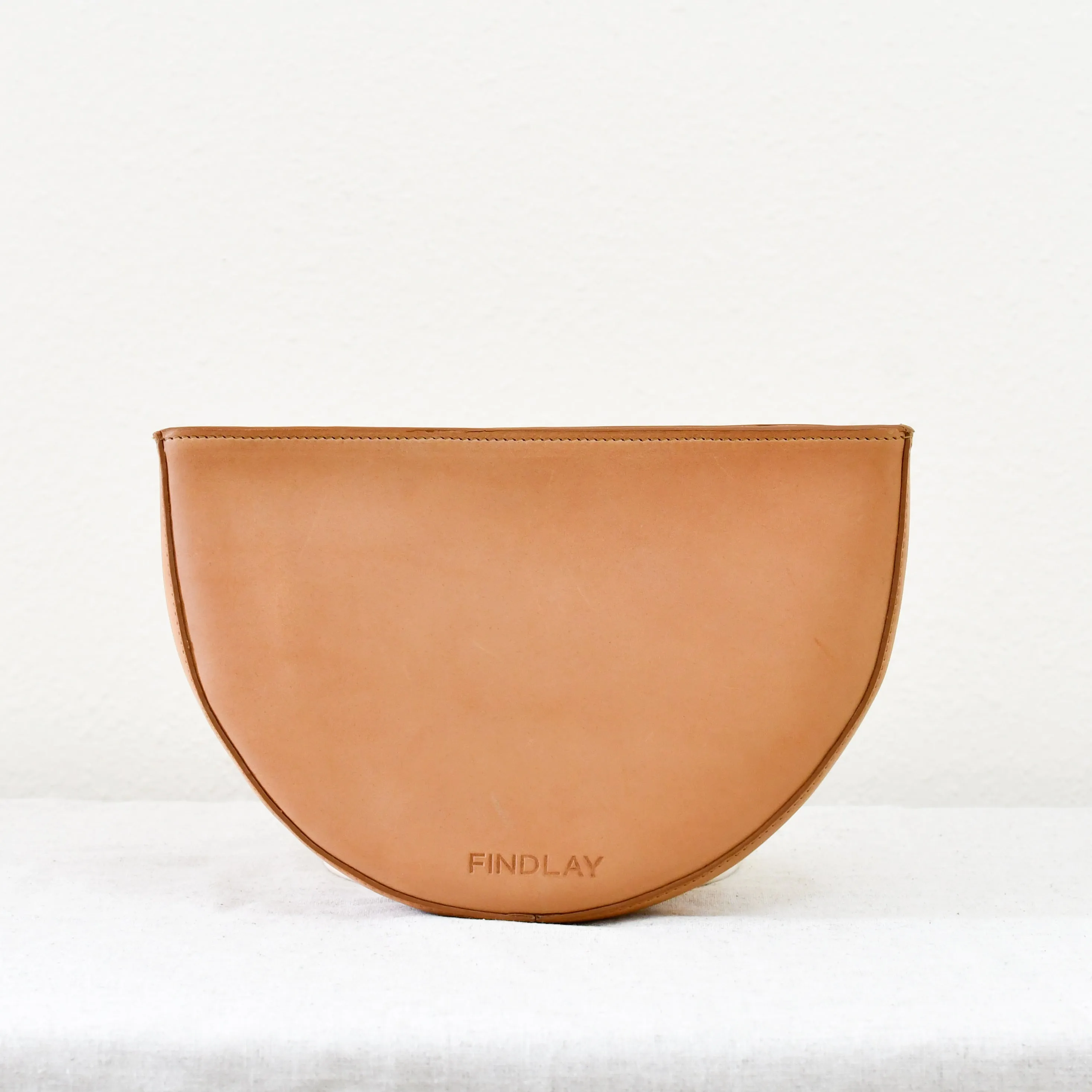 Half Moon Crossbody, Natural - "June"