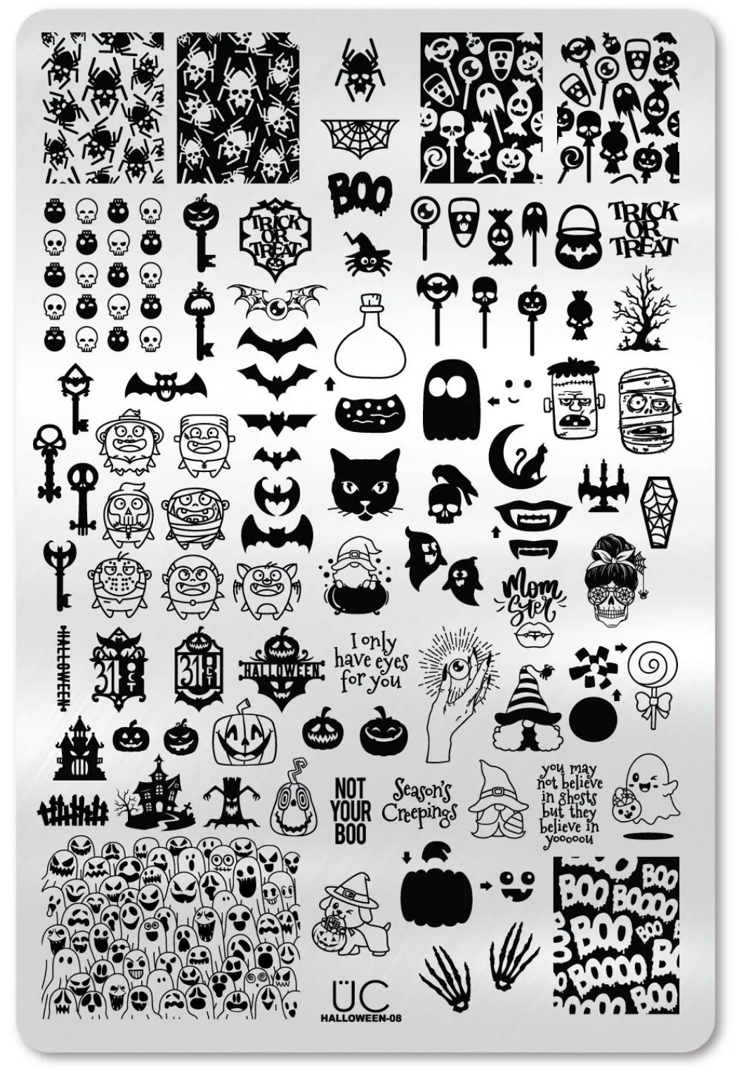 Halloween 8 - Uber Chic Stamping Plate