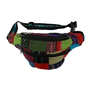 Handmade Himalayan Boho Ethnic Patchwork Multiple Pocket Travel Hip Belt Waist Bag Fanny Pack