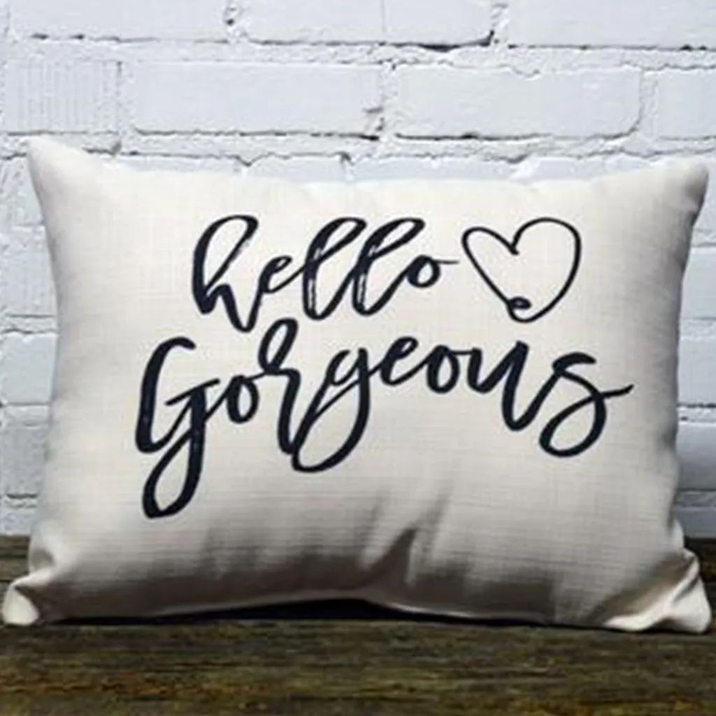 Hello Gorgeous Rectangle Pillow