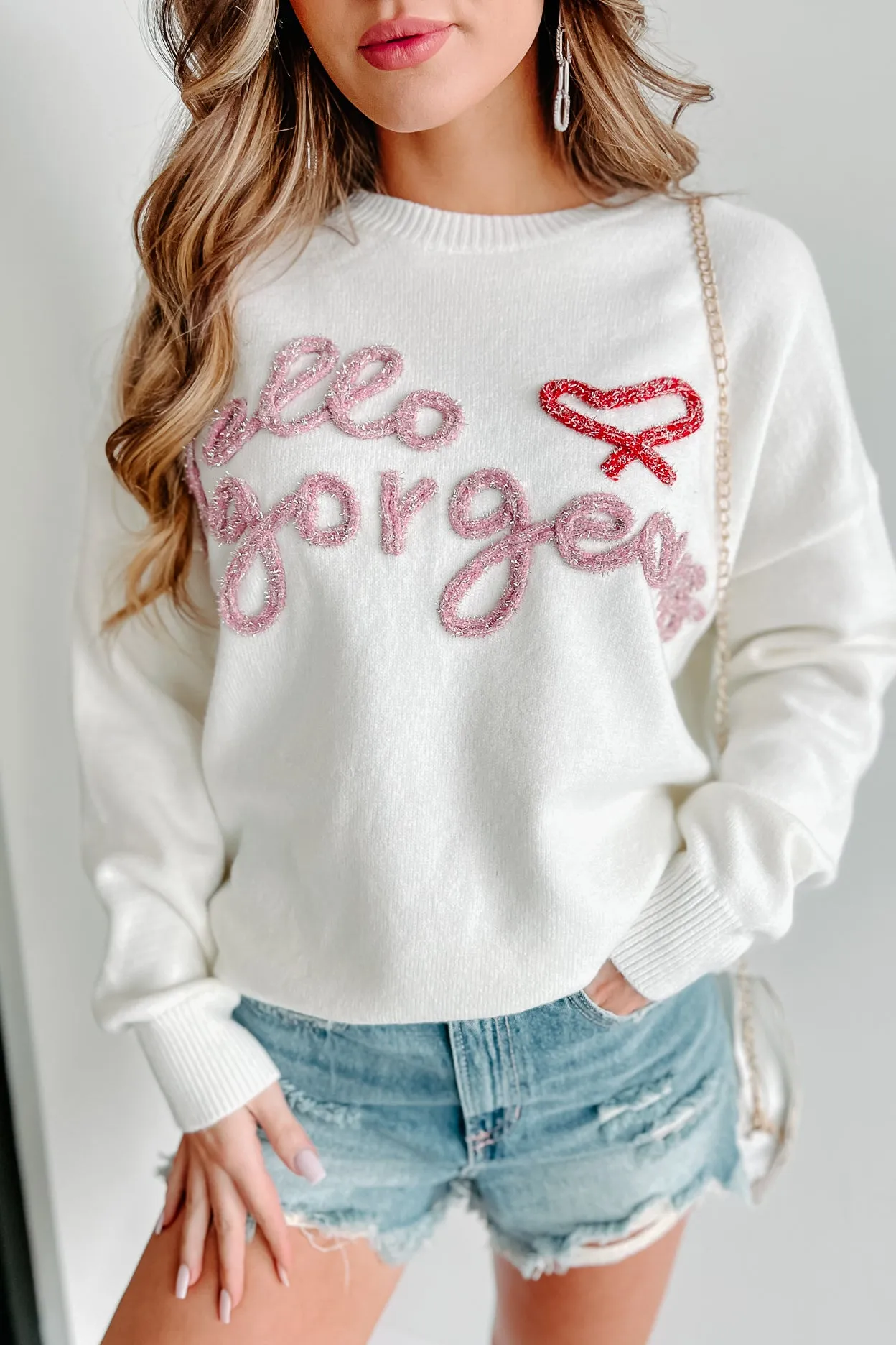 Hello Gorgeous Sweater (Ivory)