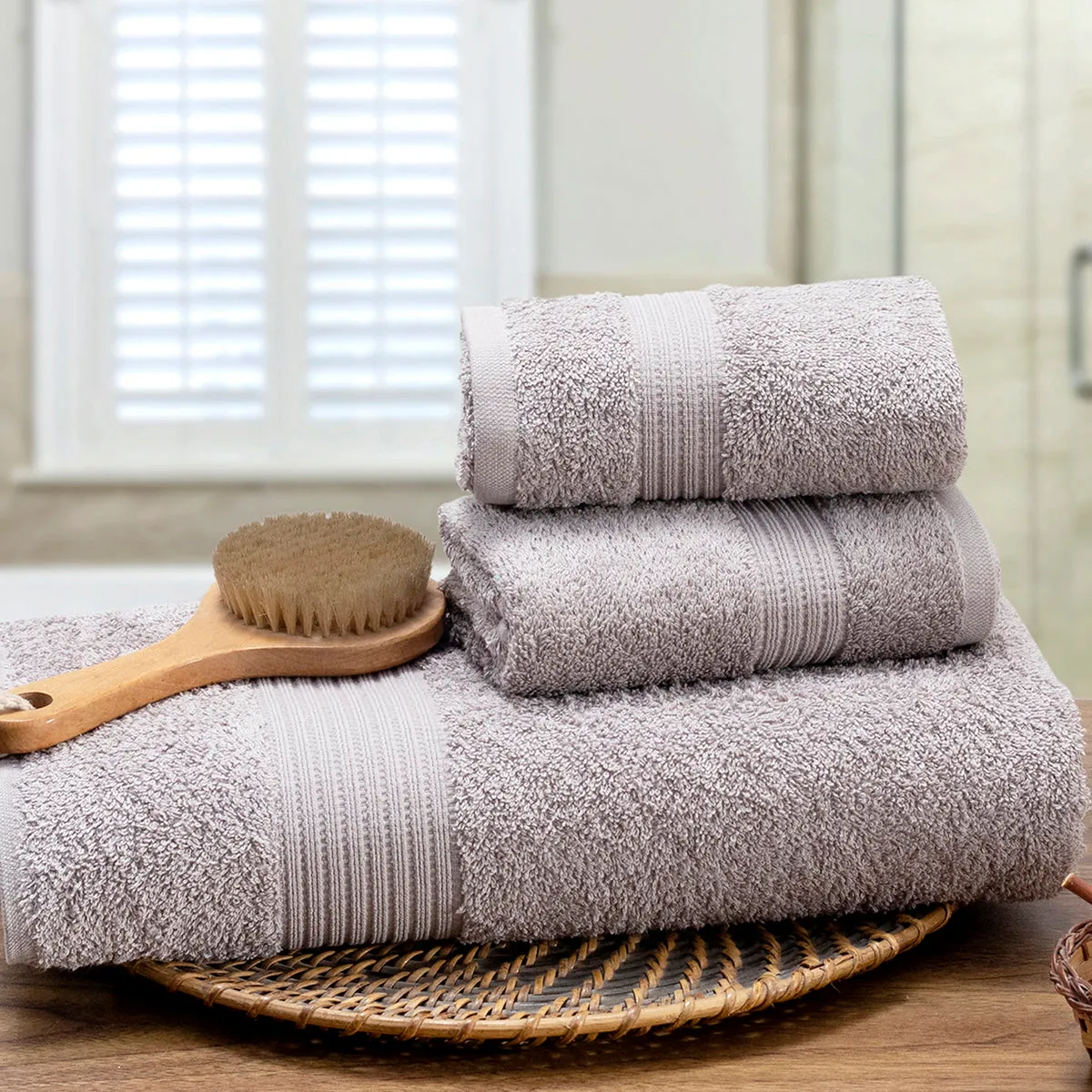 Hermosa Jeneth 100% Cotton 450 GSM Bath Towel Set