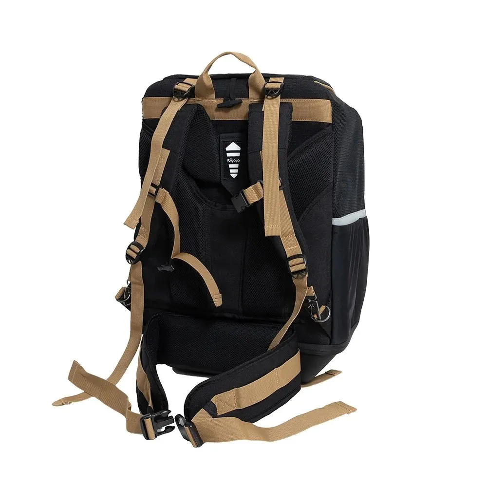 Ibiyaya Large Dog Carrier Backpack - Jet Black