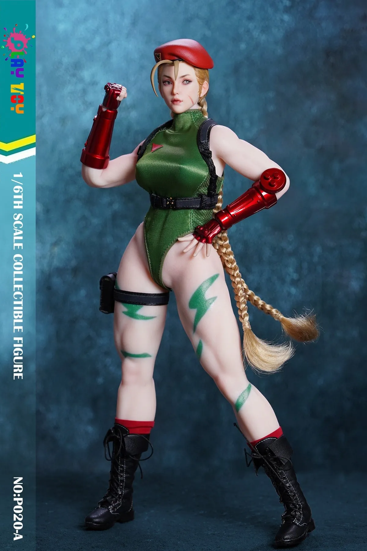 In-stock 1/6 Play Toys P020 Female Fighter Action Figure