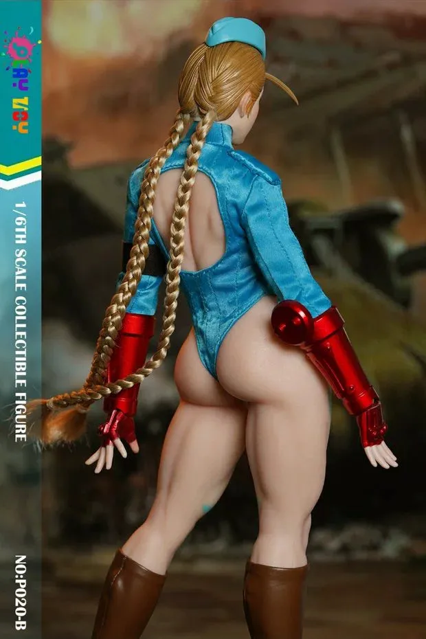 In-stock 1/6 Play Toys P020 Female Fighter Action Figure