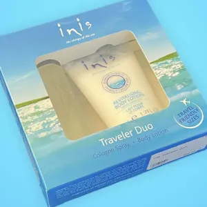 Inis Travel Duo Cologne Spray & Body Lotion