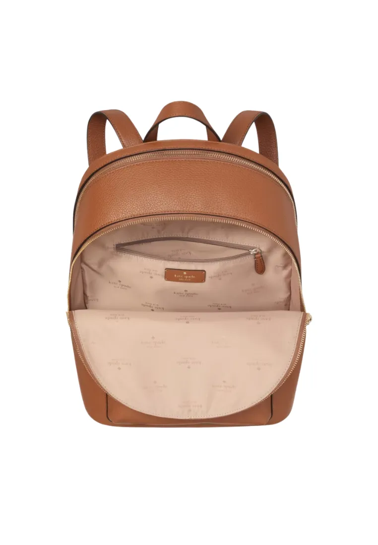 Kate Spade Lena Double Zip Large Dome Backpack In Warm Ginger KH436