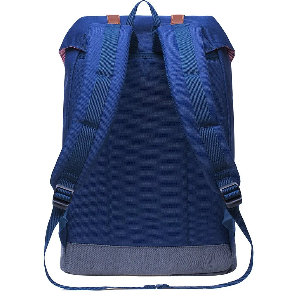 KAUKKO Backpack Women Men Vintage Travel Backpack, EP6-2  ( Blue / 18.3L  )