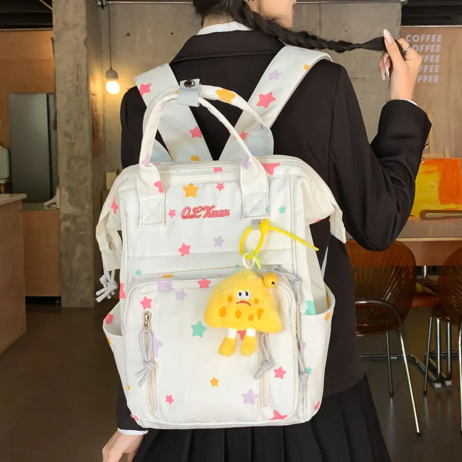 Korean Style Ins Style XINGX Fresh Casual Large Capacity Women's High School and College Student Schoolbag Cute Hand-Carrying Backpack