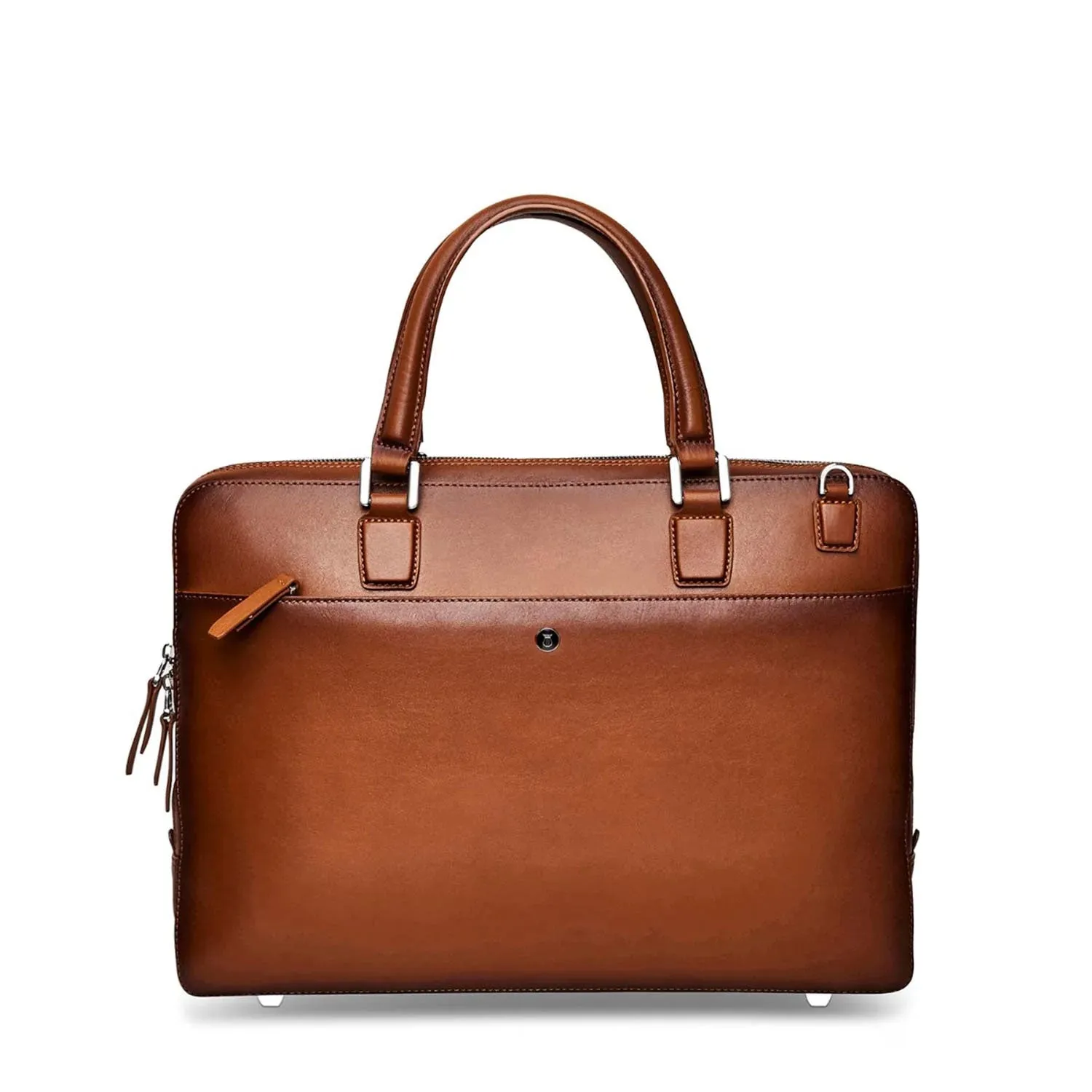 Lapis Bard Ducorium Spencer 15inch Slim Laptop Business Bag - Cognac