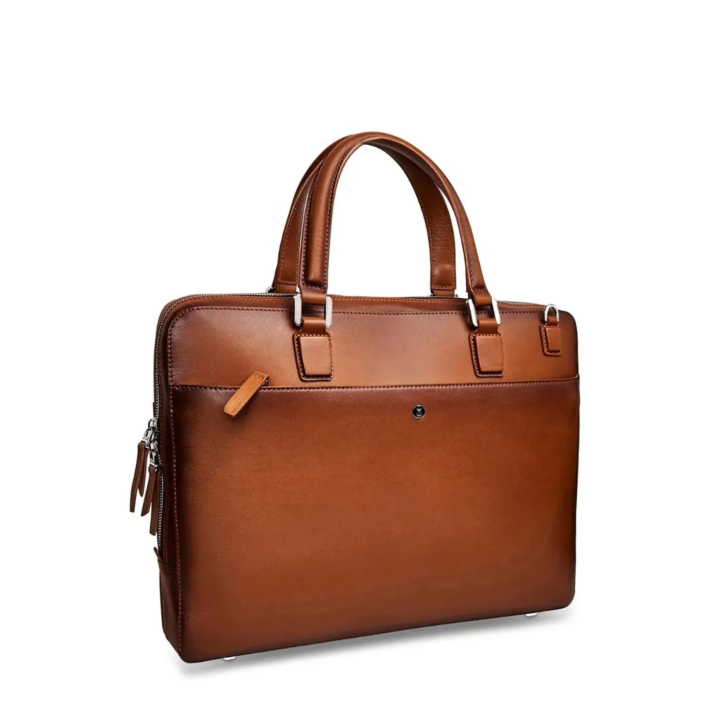 Lapis Bard Ducorium Spencer 15inch Slim Laptop Business Bag - Cognac