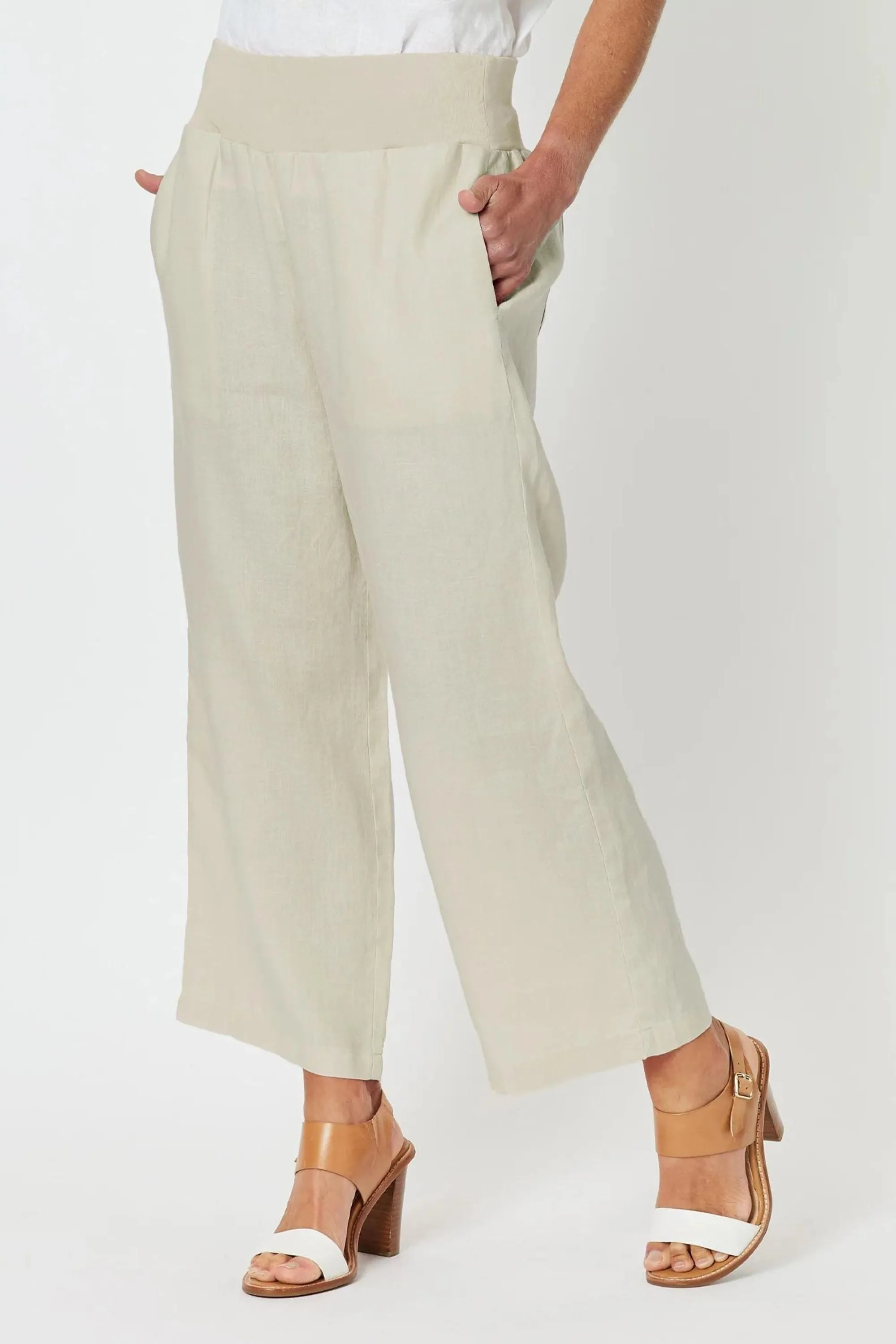 LARA WIDE LEG PANT - 43440GS