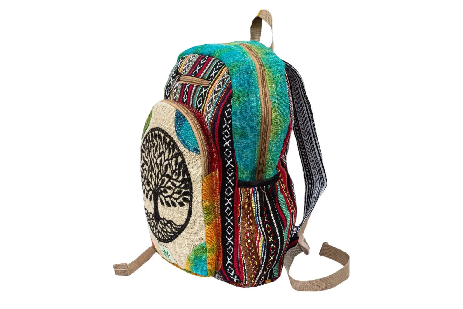 Large Tree of Life Hemp Backpack