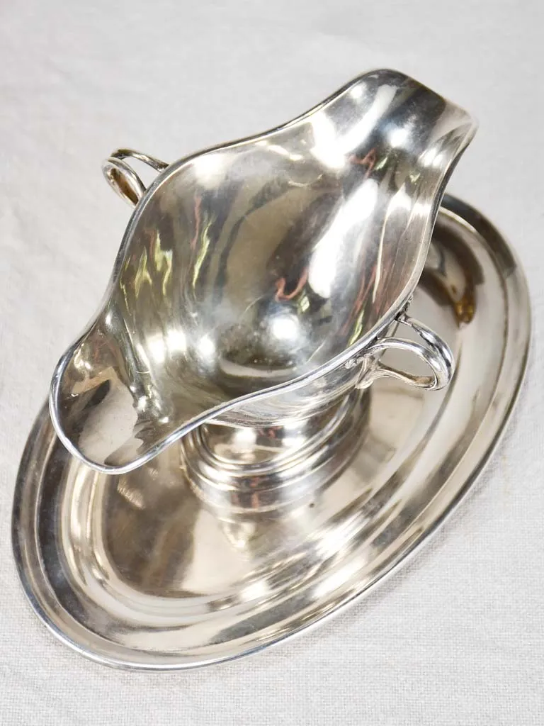 Late 19th century Christofle sauce boat - silver plate