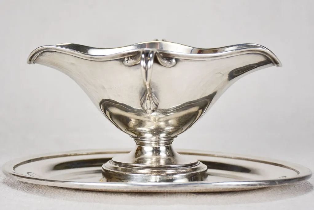 Late 19th century Christofle sauce boat - silver plate