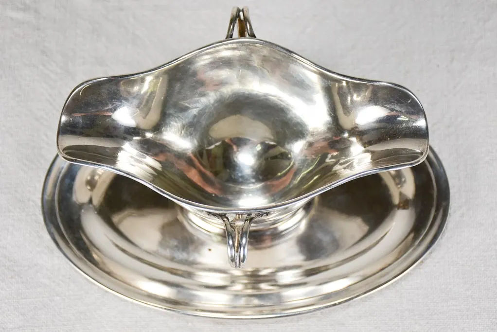 Late 19th century Christofle sauce boat - silver plate