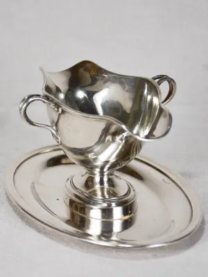 Late 19th century Christofle sauce boat - silver plate