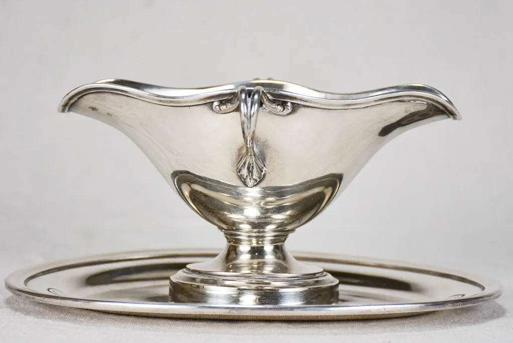 Late 19th century Christofle sauce boat - silver plate