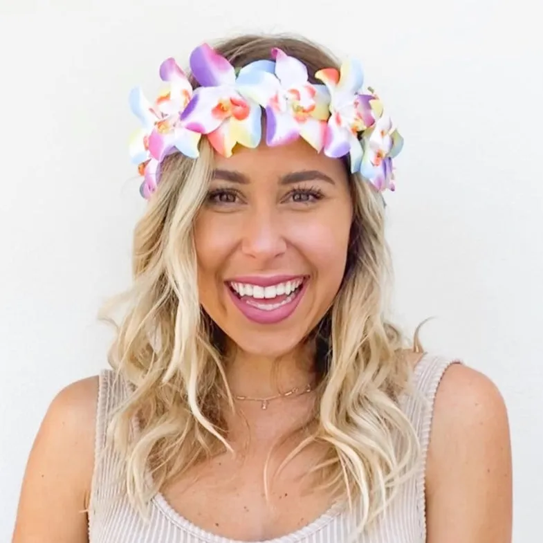 LED Light-Up Flower Crowns