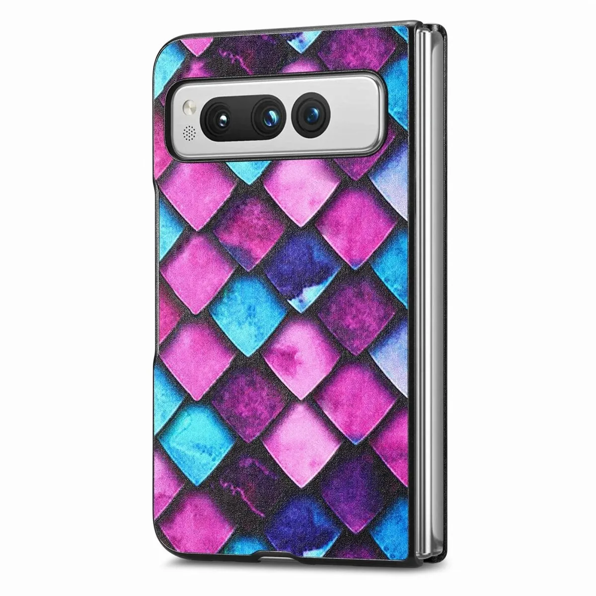 Lene Multi-Coloured Painted Leather Case for Google Pixel Fold