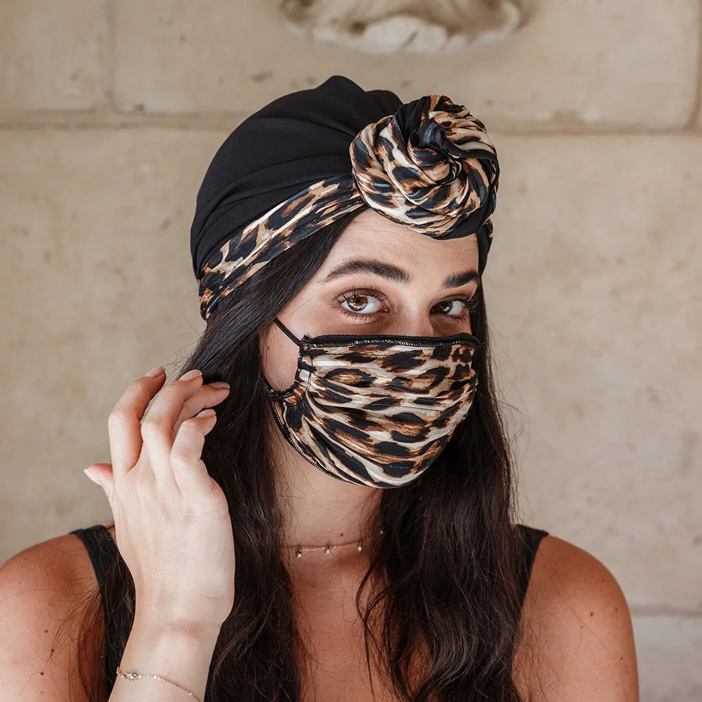 Leopard Spin Turban