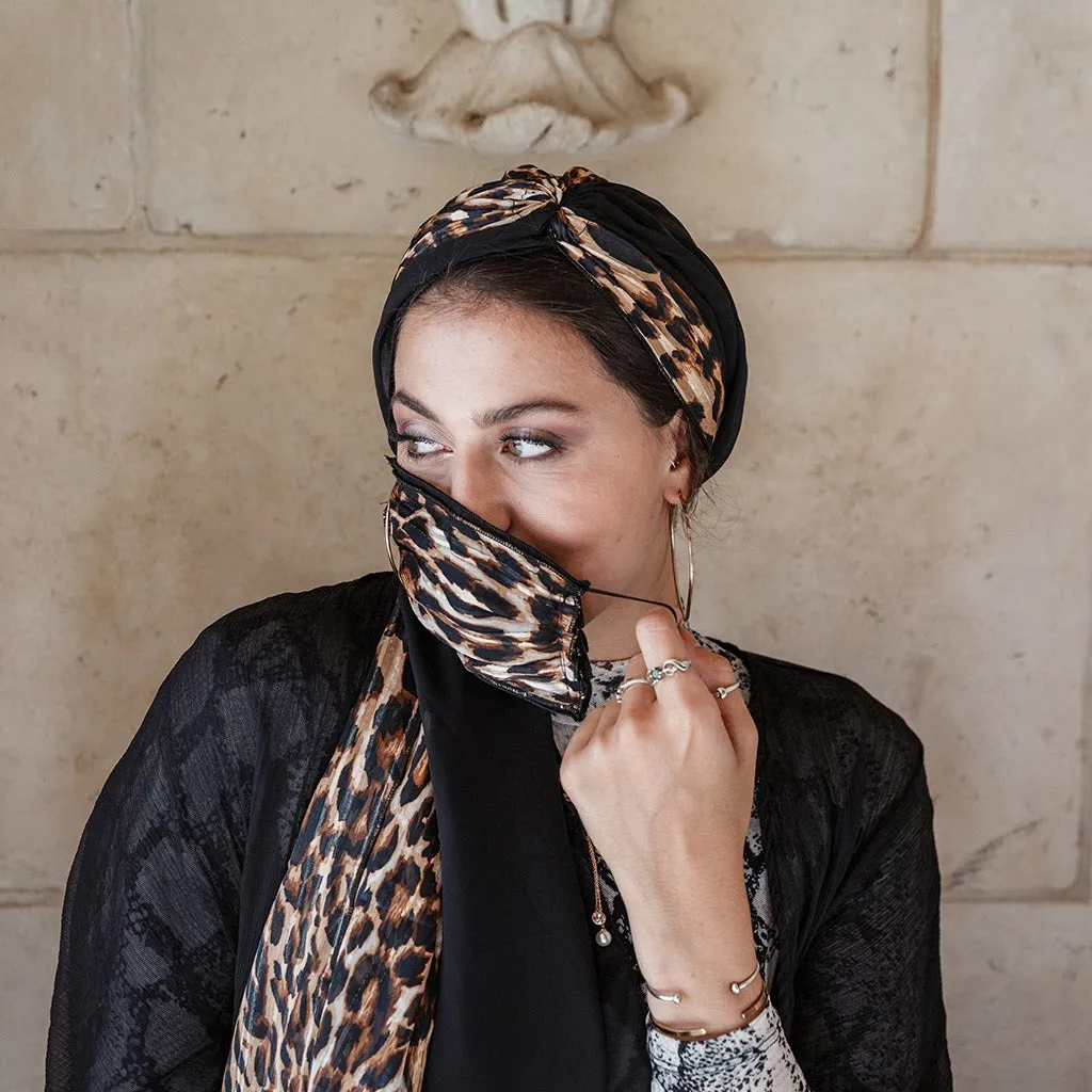 Leopard Spin Turban